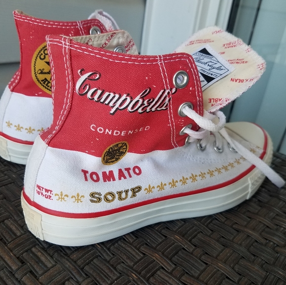 SOLD Campbells Tomato Soup Converse Chuck Taylors Sneakers - Picture 4 of 7